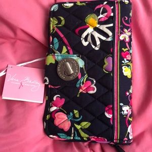 Vera Bradley turn lock wallet